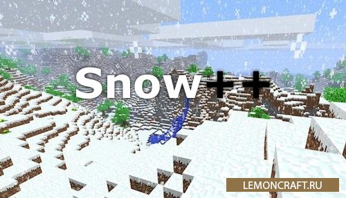 Мод на игру в снежки Snow++ [1.12.2]