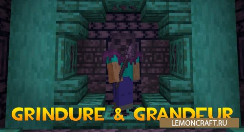 Мод на новые пещеры Grindure & Grandeur [1.16.5]